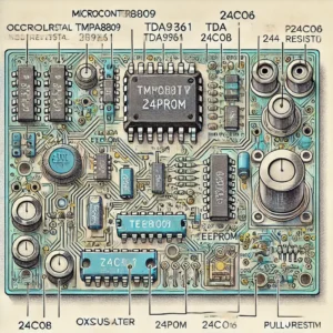 CRT TV Microcontroller and EEPROM Repair