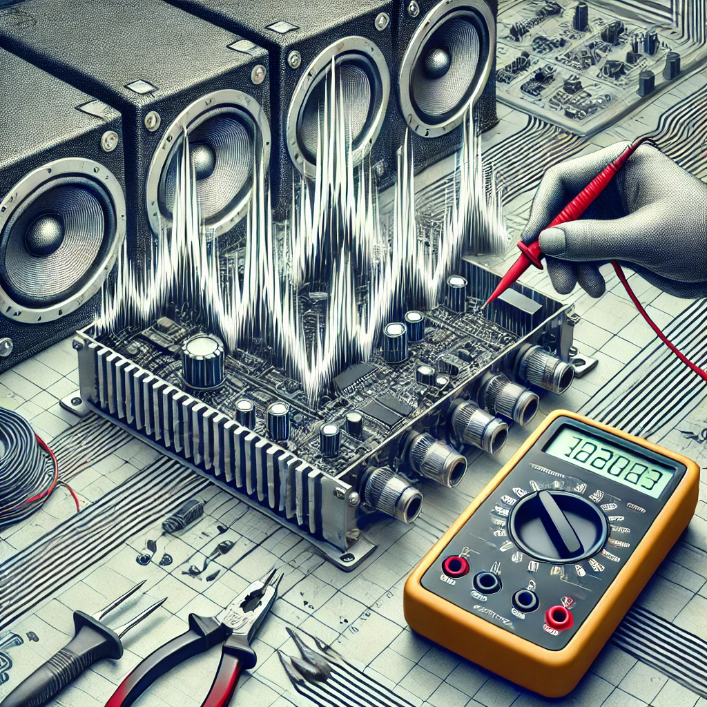 Distorted Sound in an Audio Amplifier