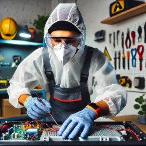 TV repair safety guidelines