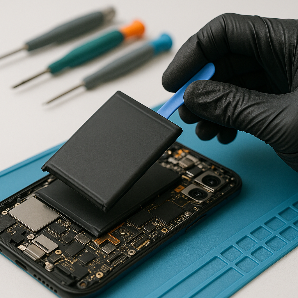 Battery Replacement Process, mobile issues repair 2025