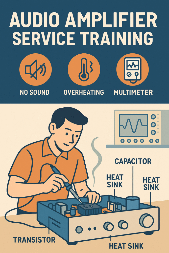 Audio Amplifier Repair