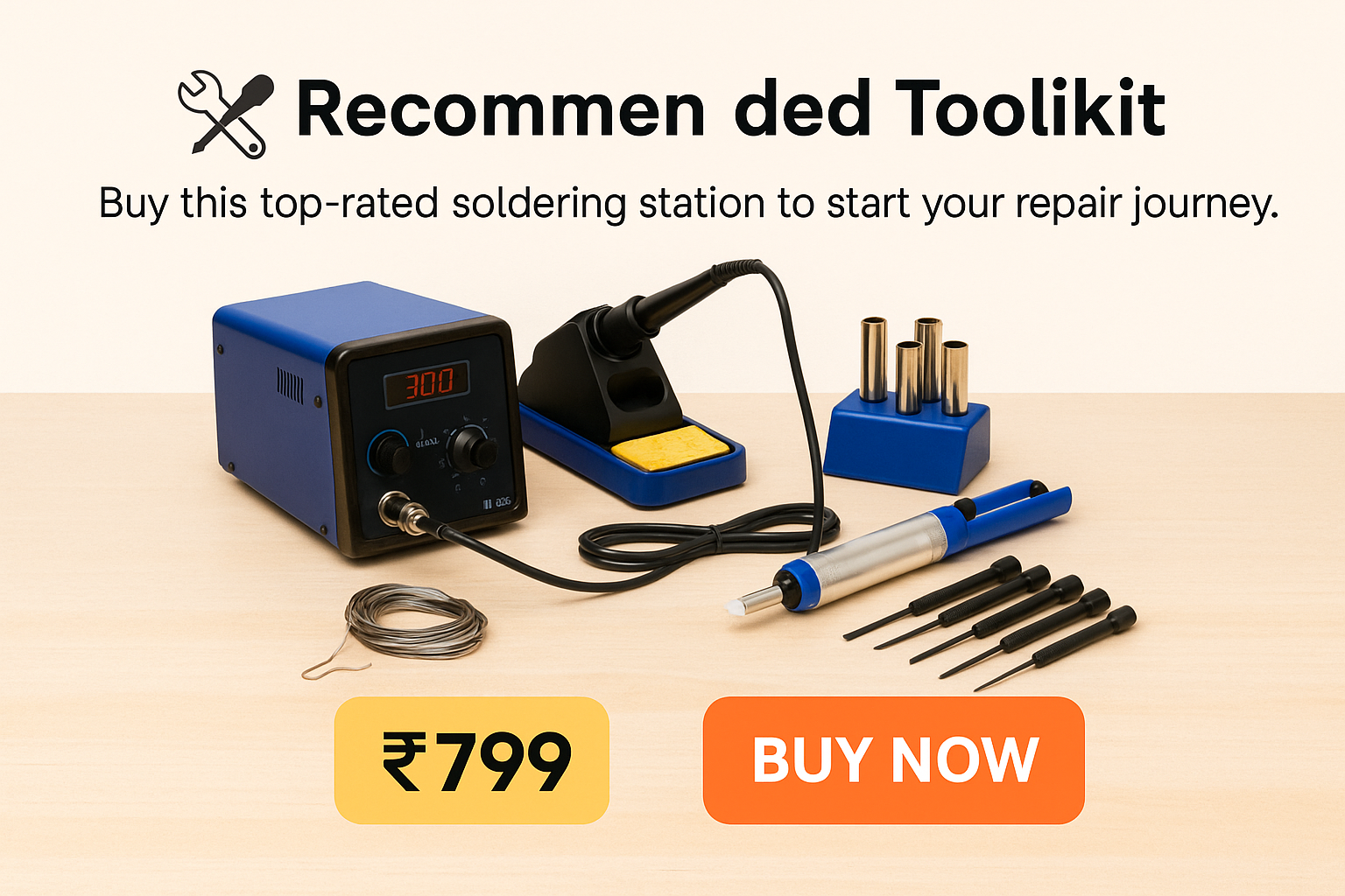 Soldering Station Toolkit