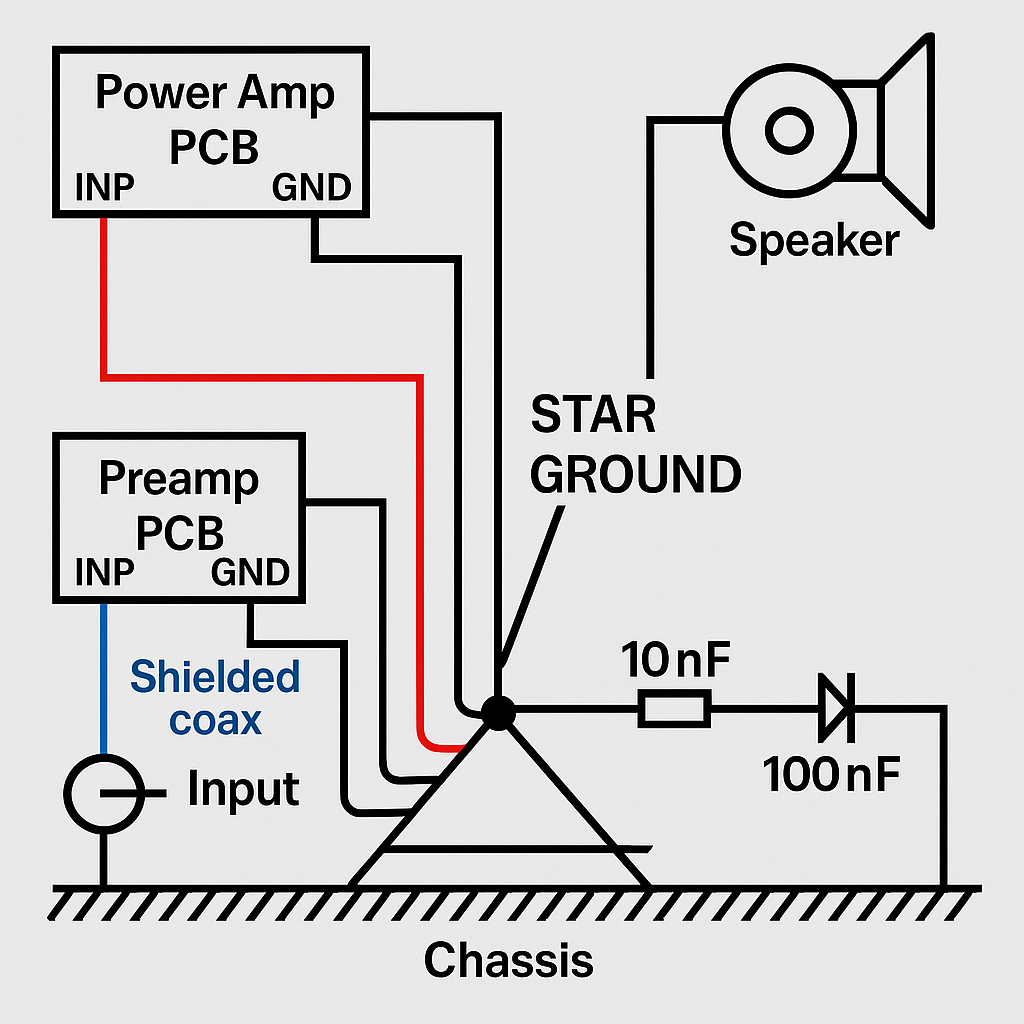 Star ground concept diagram